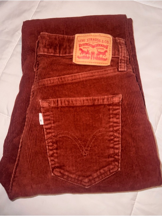 Levi's Pants - Levi's High Waisted Corduroy Mom Jeans in Rust